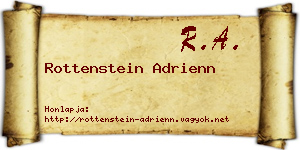 Rottenstein Adrienn névjegykártya